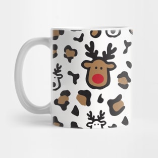 Cute reindeer patter for Christmas; Christmas mug; Xmas; christmas phone cover; cute; reindeers; adorable; gift for mom; christmas; gift for her; gift for wife; Mug